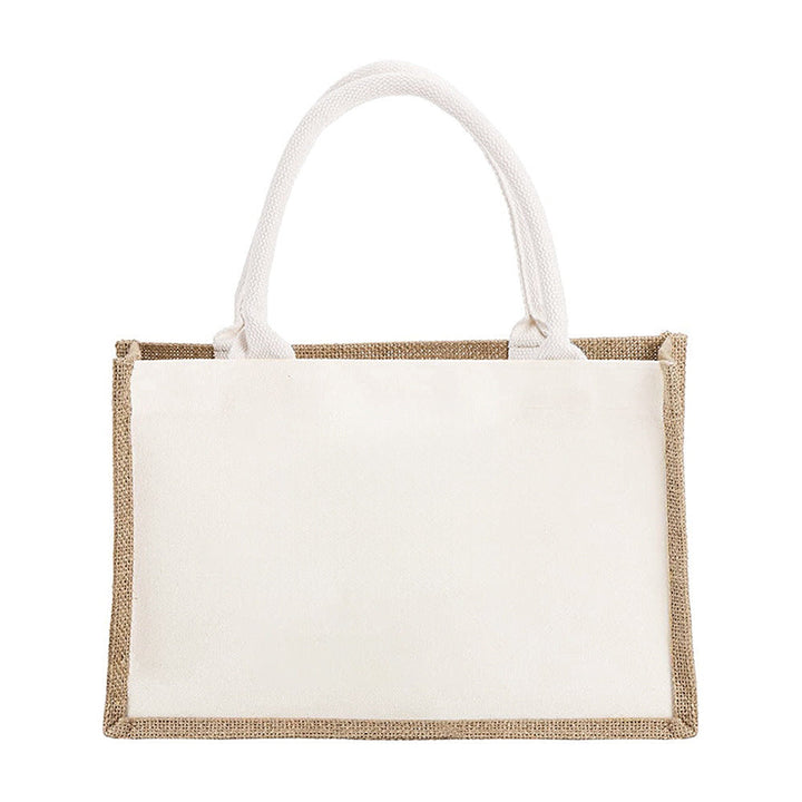 Spacious jute bag with reinforced handles Kalsten