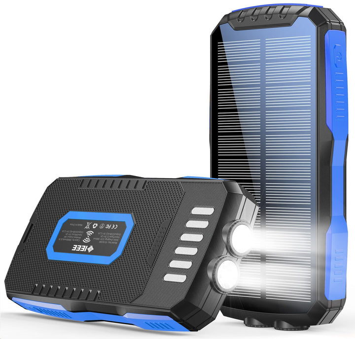Portable Ultra-Solar Powerbank with Integrated LED Light Kalsten