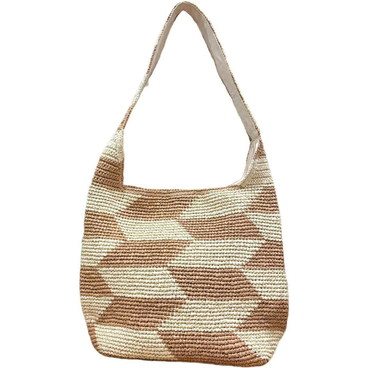 Practical Hobo Bag with Geometric Pattern Kalsten