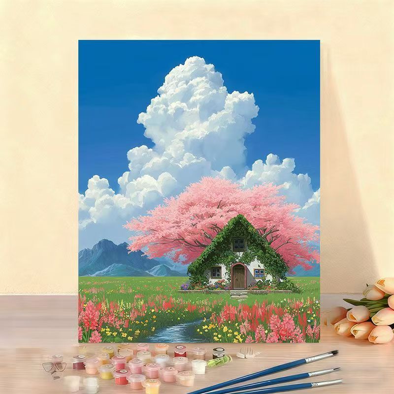 DIY Scenic Home Landscape Paint by Numbers Art Kit Kalsten
