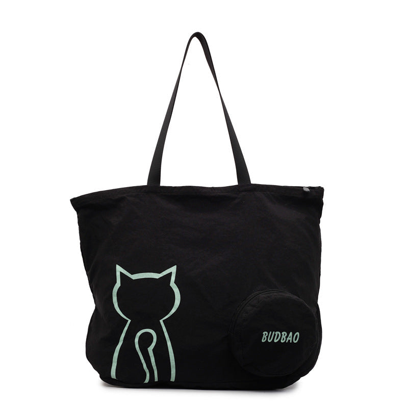 Tote bag with stylish cat design and generous storage space Kalsten