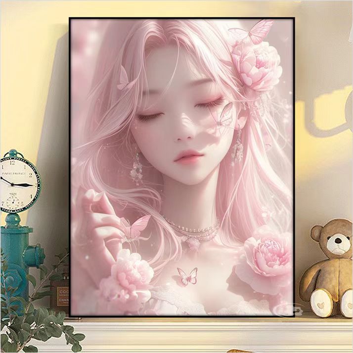 Ethereal Floral Fantasy Art Print Kalsten
