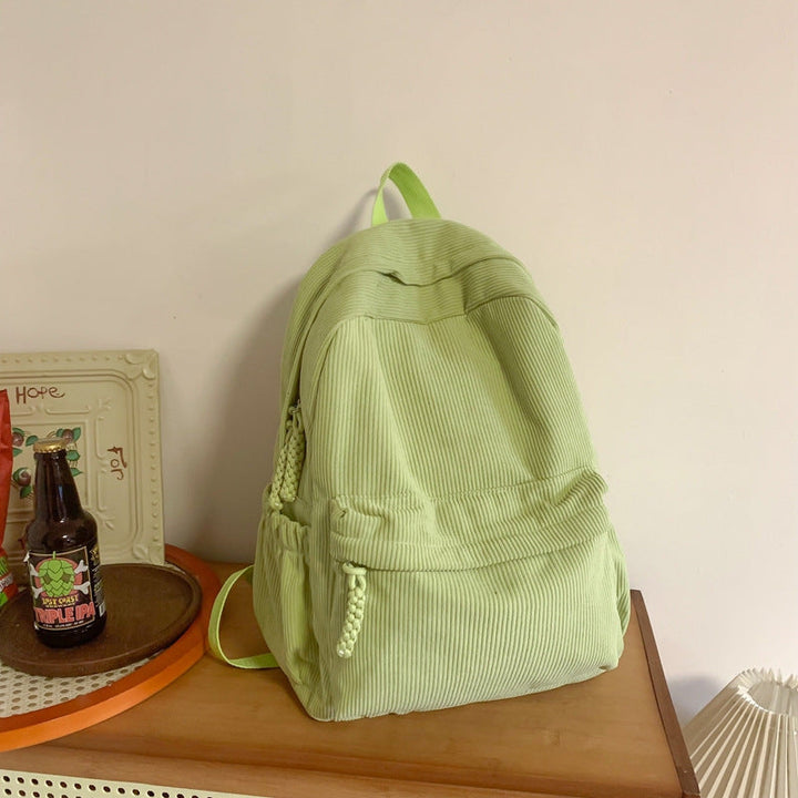 Textured Corduroy Backpack Kalsten