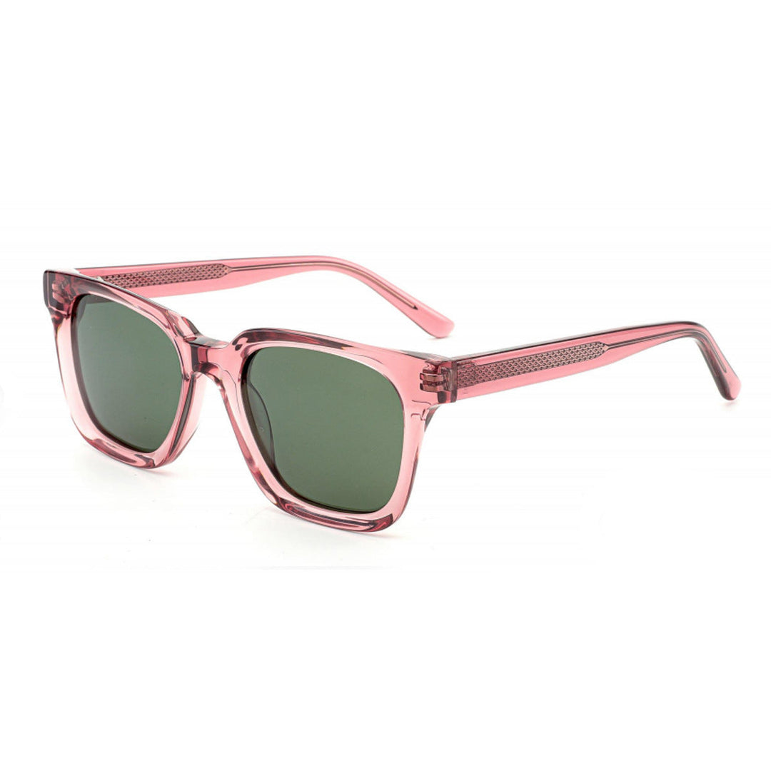 Women stylish sunglasses with wide, rectangular frame and UV protection Kalsten