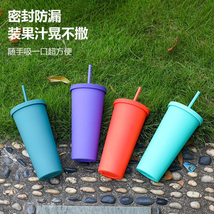 Unisex silicone drinking cup with leak-proof lid Kalsten