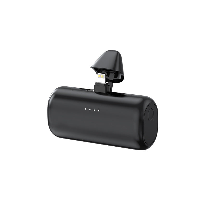 Portable power bank with integrated Lightning cable and LED charging indicator Kalsten