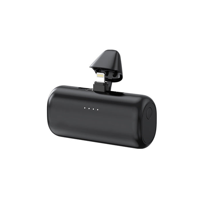 Portable power bank with integrated Lightning cable and LED charging indicator Kalsten