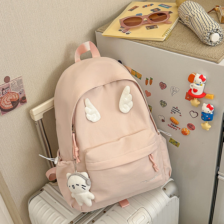 Cute Winged Design School Backpack