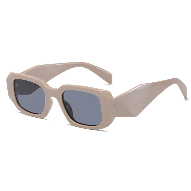 Women’s square designer sunglasses with modern accented frame Kalsten