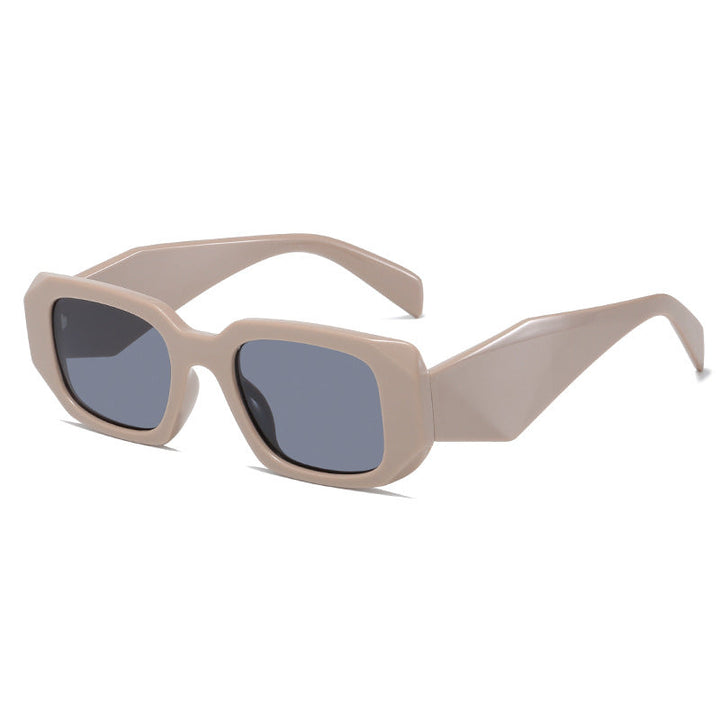 Women’s square designer sunglasses with modern accented frame Kalsten