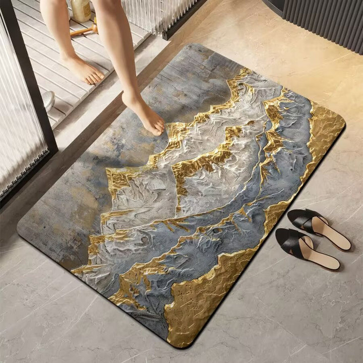 Luxurious Marble Finish Mat Kalsten