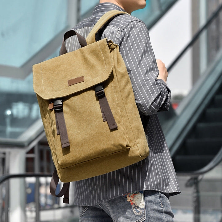 Backpack with Practical Flap Lid and Durable Material Kalsten