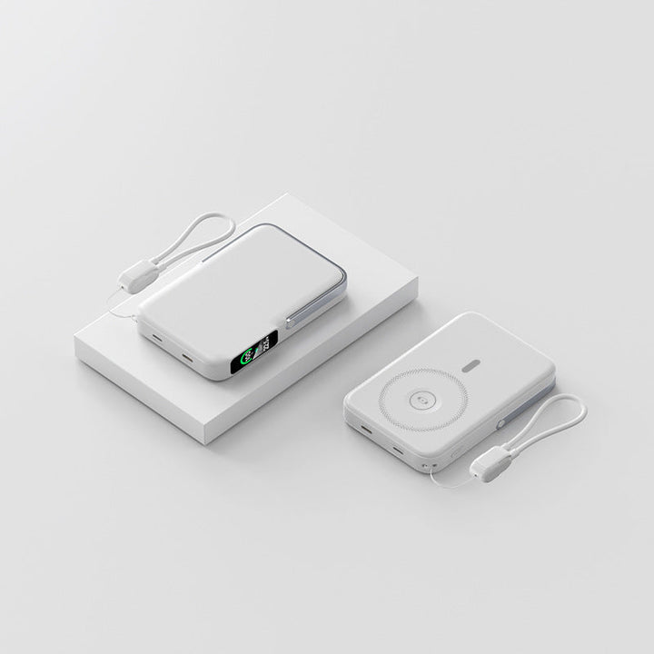 Ultrasonic lightweight power bank with integrated LED display and fast charging function Kalsten