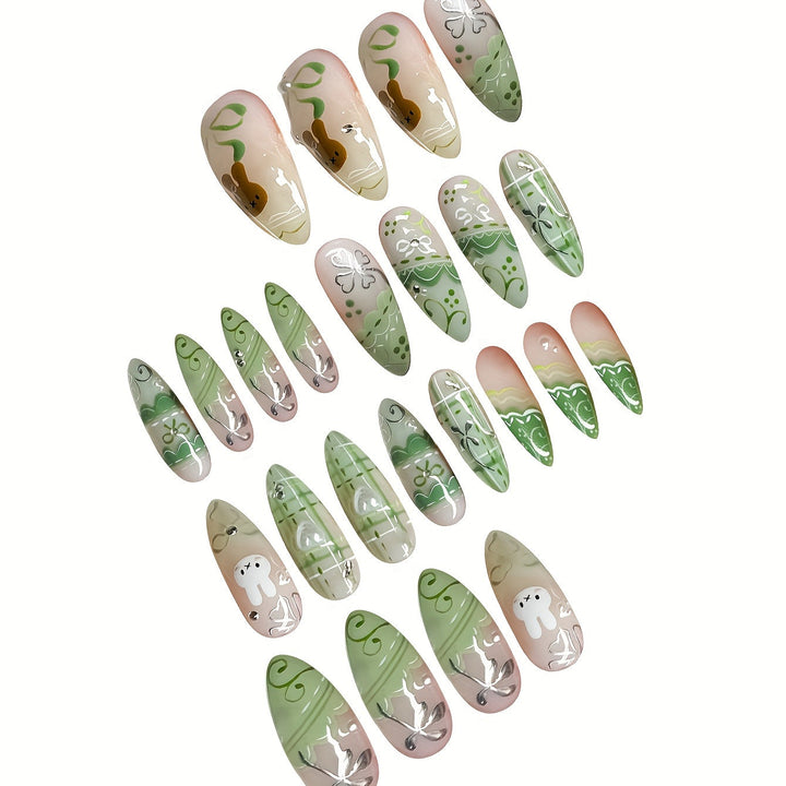 Glamorous Glittery Stiletto Nail Art Kalsten
