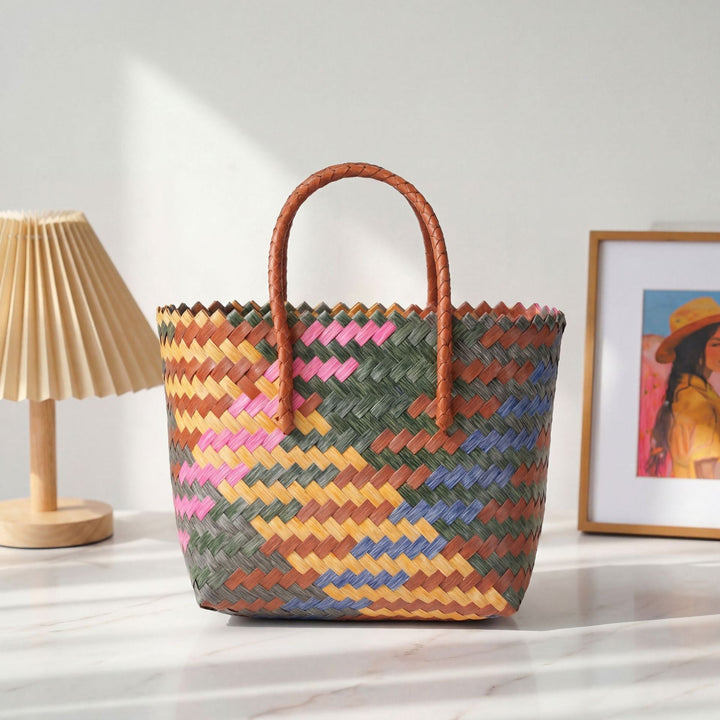Woven Material Handbag Kalsten