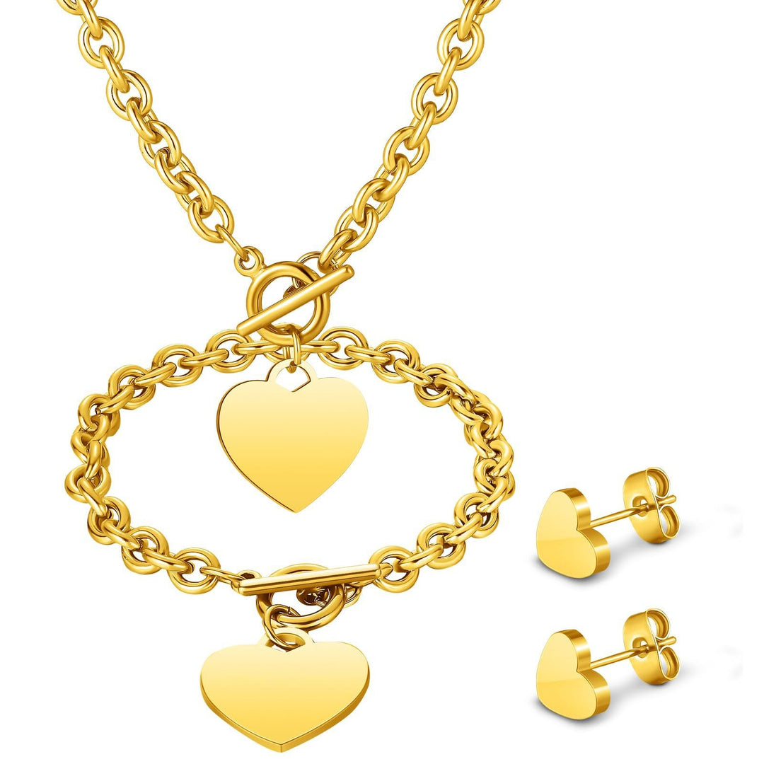 Heart-Inspired Jewelry Set Kalsten
