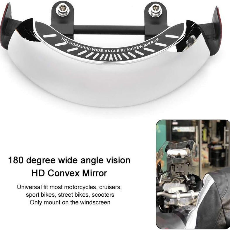 Holographic Wide-Angle Motorcycle Rearview Mirror Kalsten