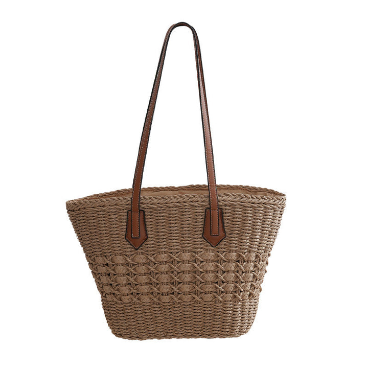Handmade shopping and beach bag made from natural materials Kalsten