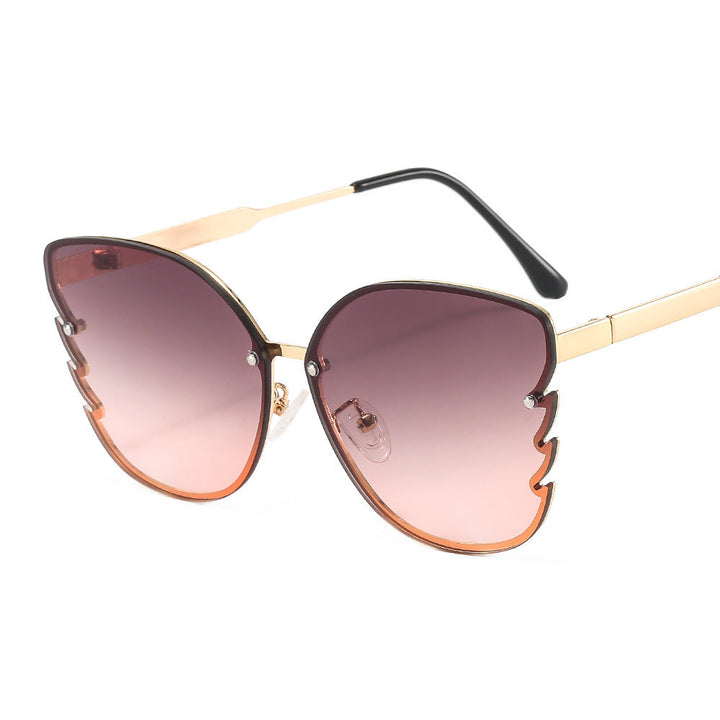 Women's statement sunglasses with unique design and gradient lenses Kalsten