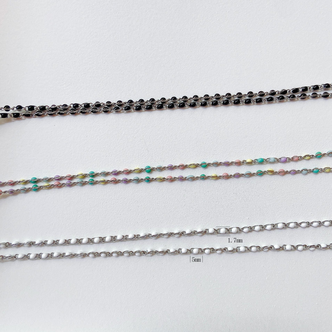 Fashionable necklace with practical extension mechanism Kalsten