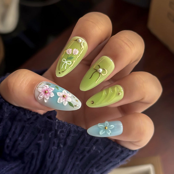 Artistic Floral Nail Design Kit Kalsten