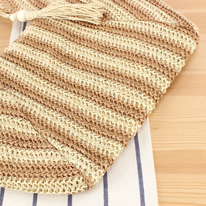 Fashionable market shoulder bag with elegant fringes Kalsten