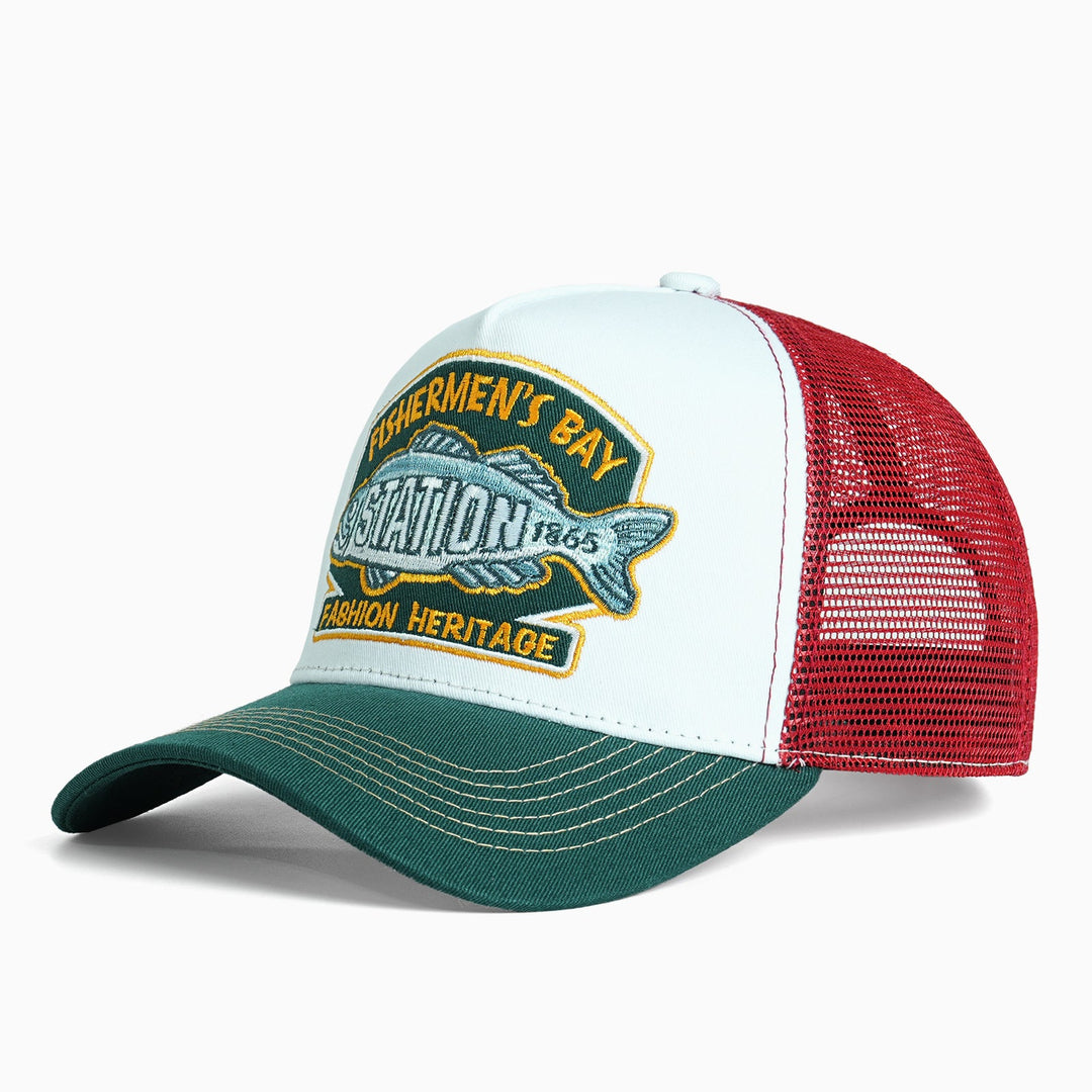 Ladies Trucker Cap with outstanding embroidery design Kalsten