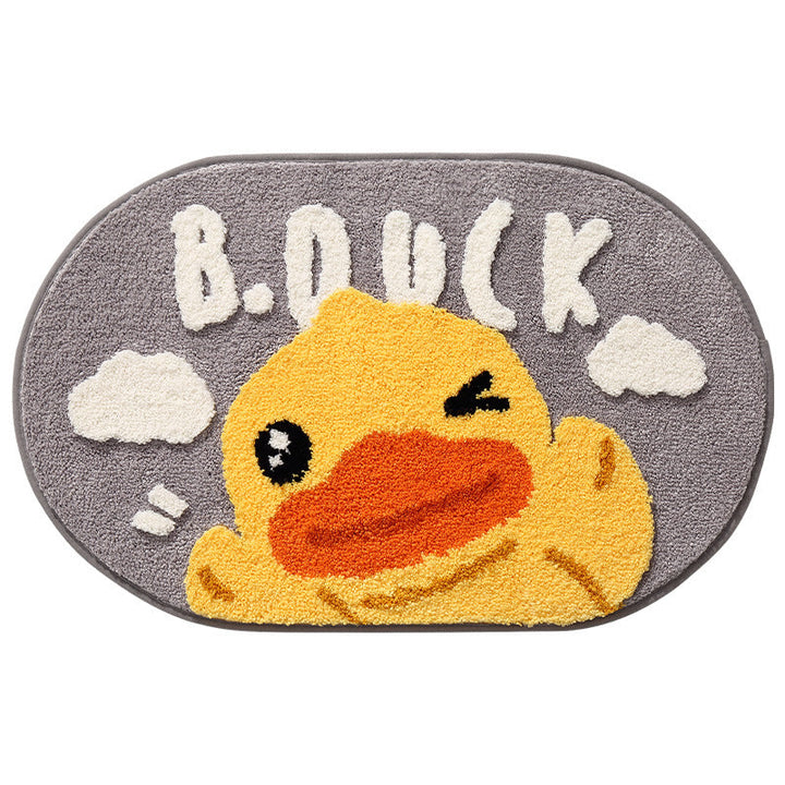 Cartoon Duck-Themed Bath Mat Kalsten