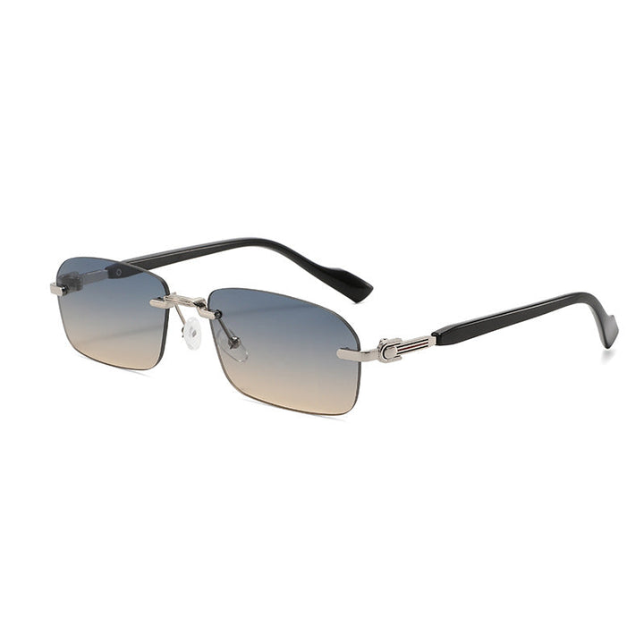 Men's Sleek Geometric Frame Sunglasses Kalsten