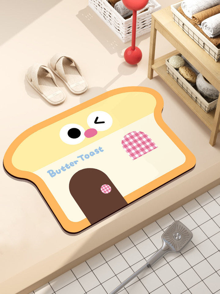 Fun Hamburger-Themed Bath Mat Kalsten