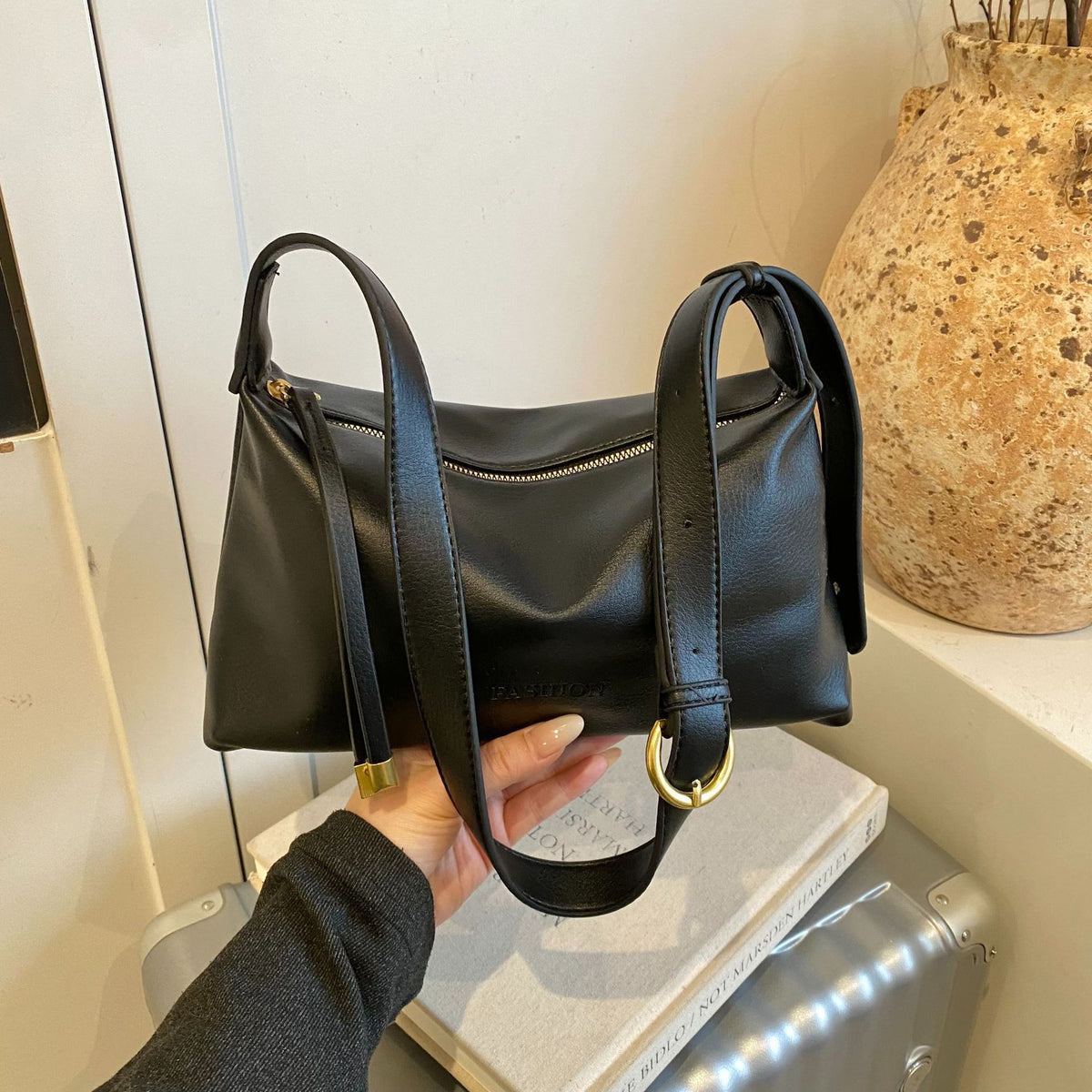 Soft Textured Sling Handbag Acalora