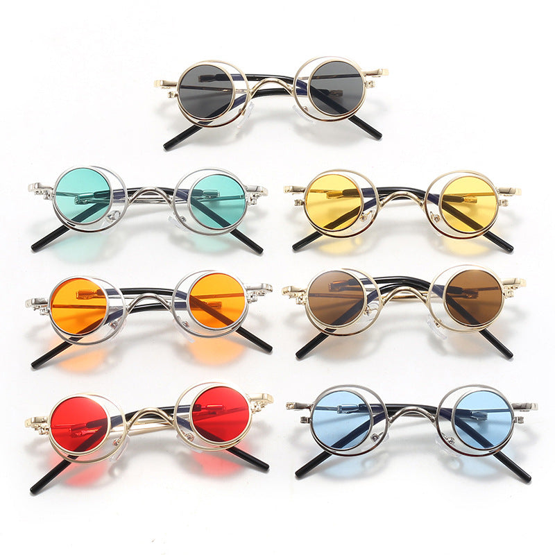 Women's Fashion Round Sunglasses with Elegant Metal Frame Kalsten
