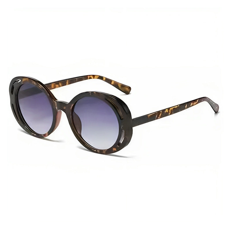 Women Oval Designer Sunglasses with Classic Detail Kalsten