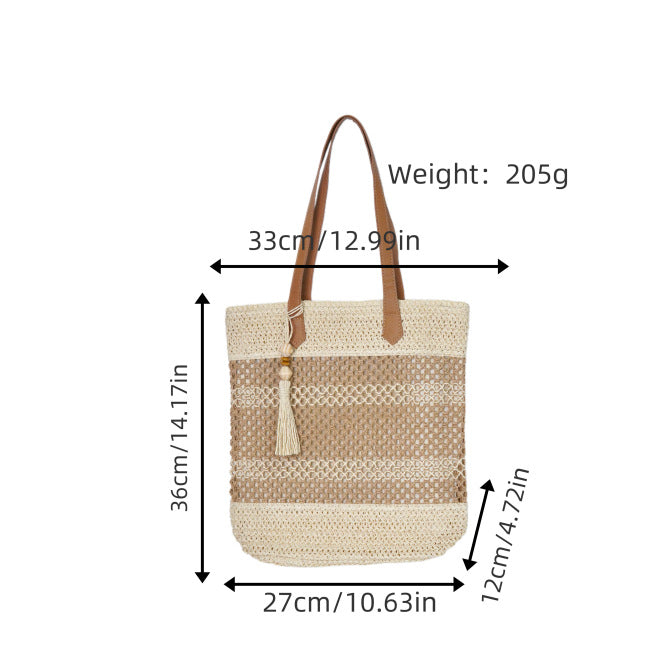 Handmade net beach bag Kalsten