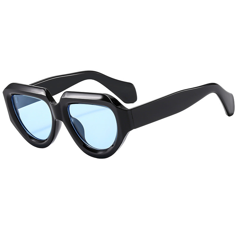 Women's Cat-Eye Sunglasses with Modern Transparent Frame and UV Protection Kalsten