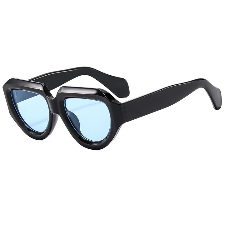 Women's Cat-Eye Sunglasses with Modern Transparent Frame and UV Protection Kalsten