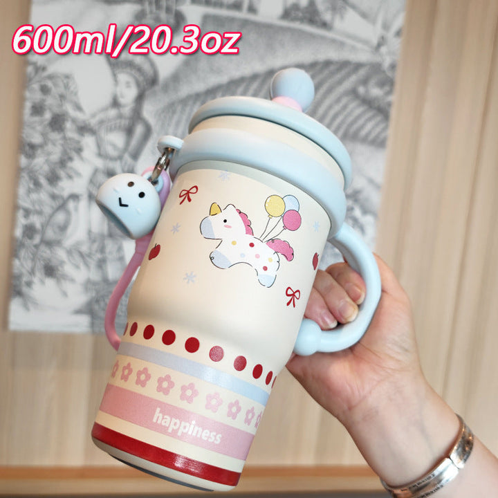 Ladies creative drinking cup with practical flip lid Kalsten