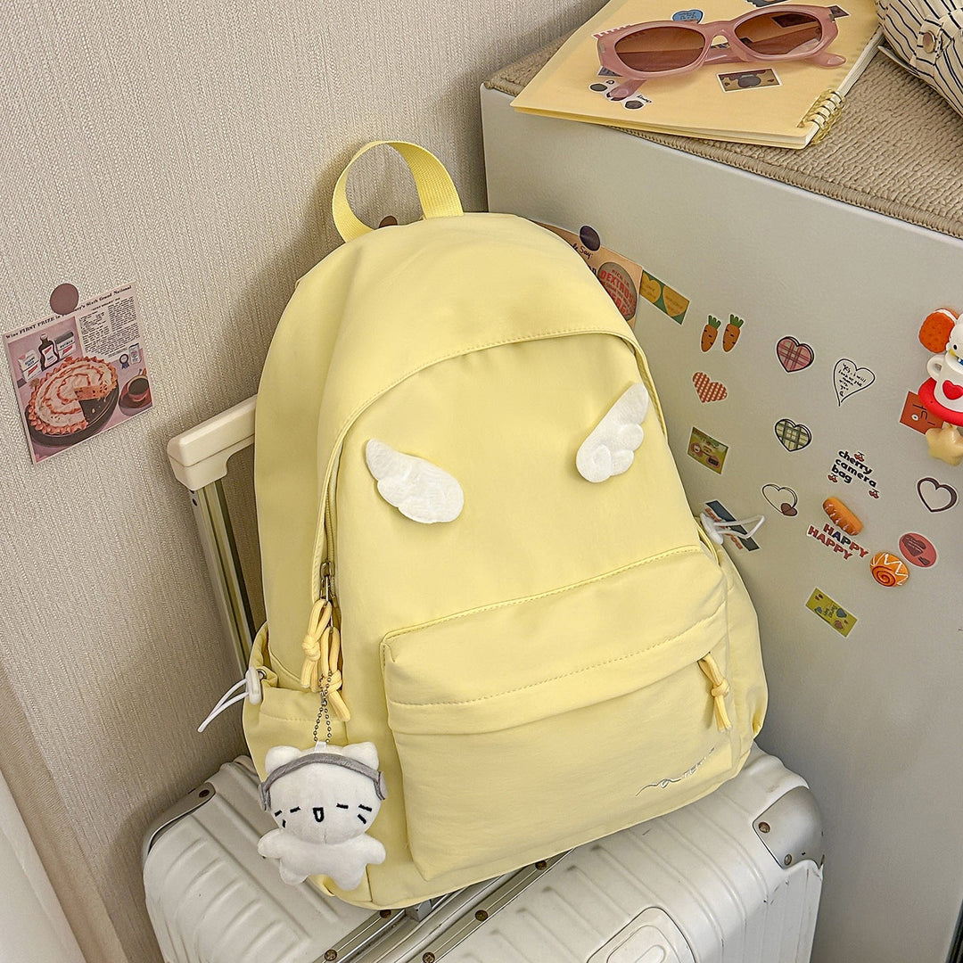 Cute Winged Design School Backpack