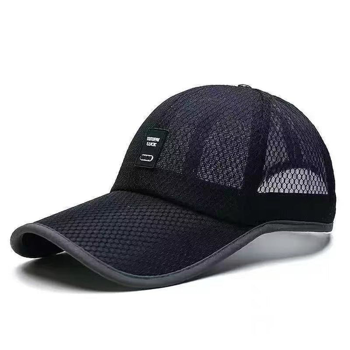 breathable mesh baseball cap with adjustable back strap and curved brim Kalsten