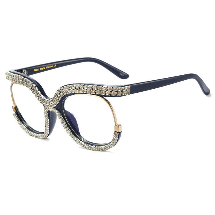 Ladies Glamorous Designer Sunglasses with Sparkling Frame Kalsten