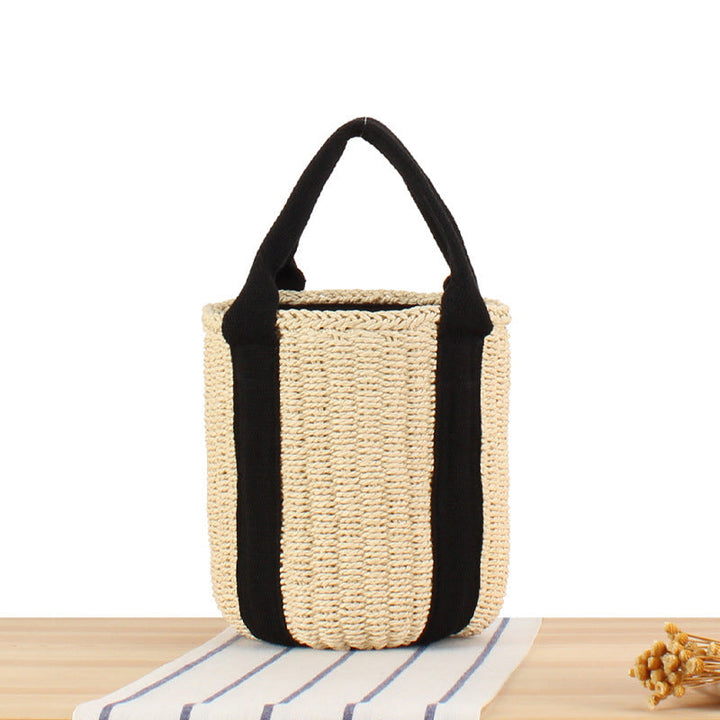 Braided tote bag with sturdy fabric handles Kalsten