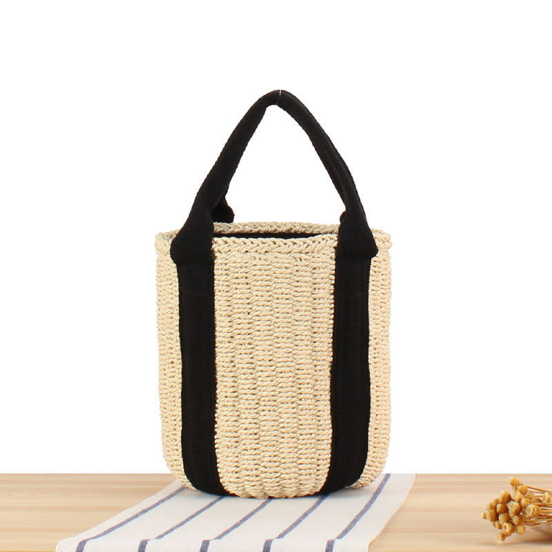 Structured Shopping Bag Made of Braided Natural Material Kalsten