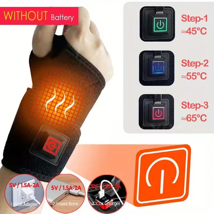 Adjustable Heated Wrist Brace Kalsten