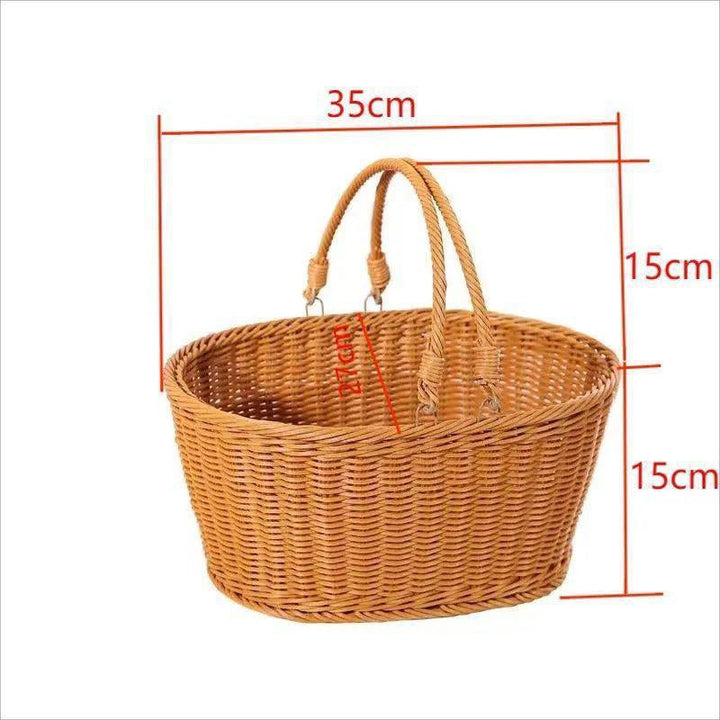 Handcrafted Natural Woven Storage Basket Kalsten