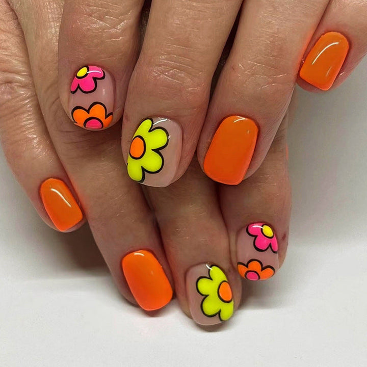 Artistic Floral Nail Art Tips Kalsten