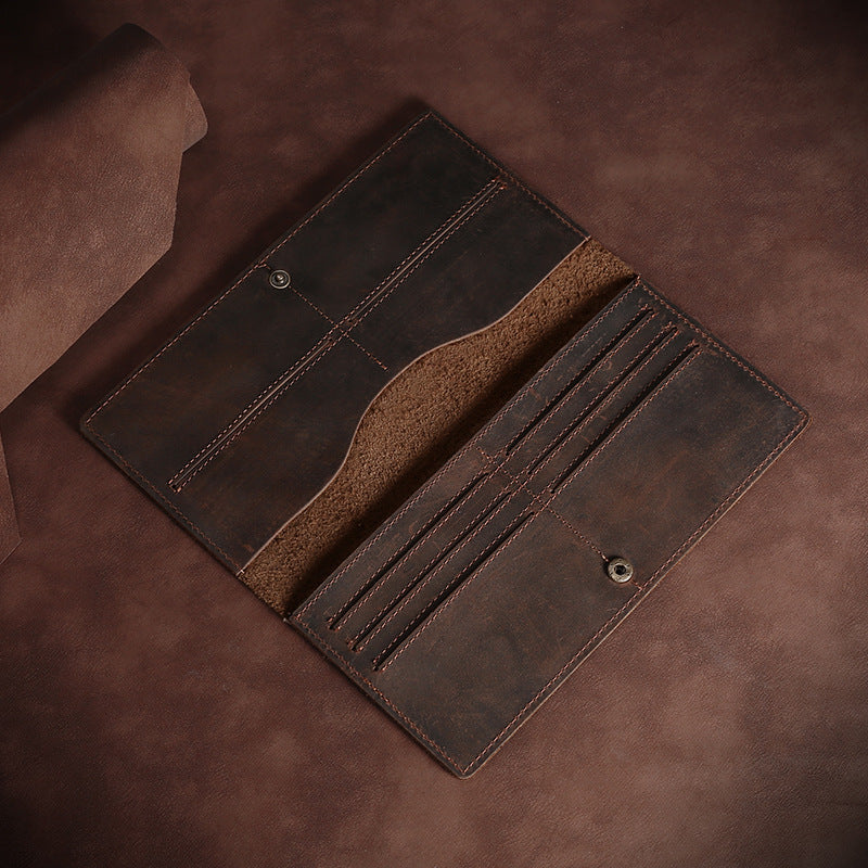 Multi-Compartment Leather Organizer