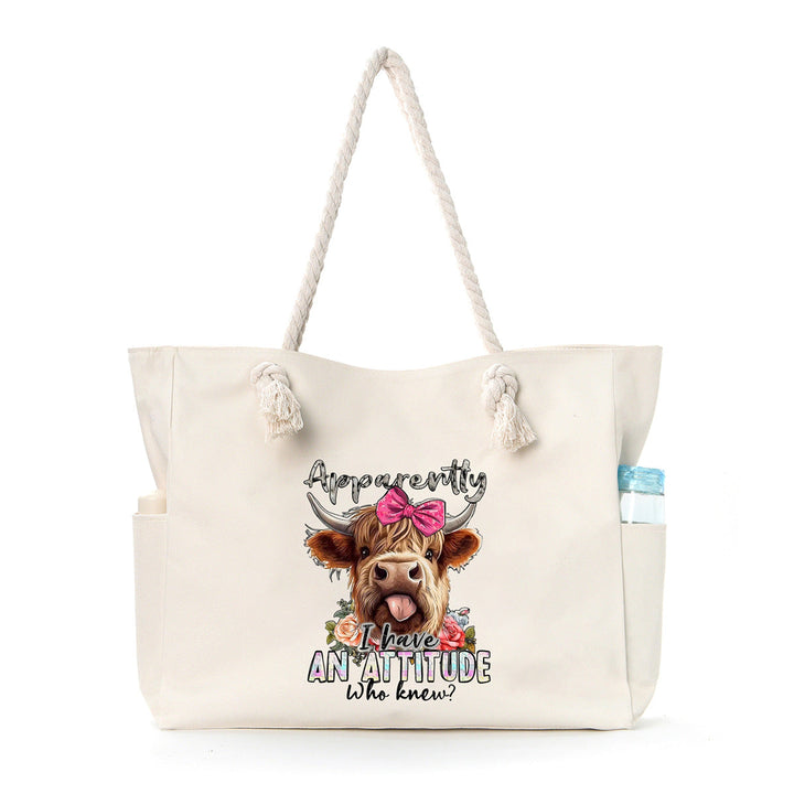 Beach bag with practical side pockets and robust design Kalsten