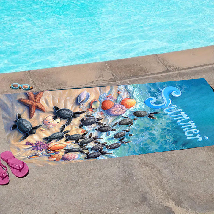 Nautical-Themed Beach Towel Kalsten