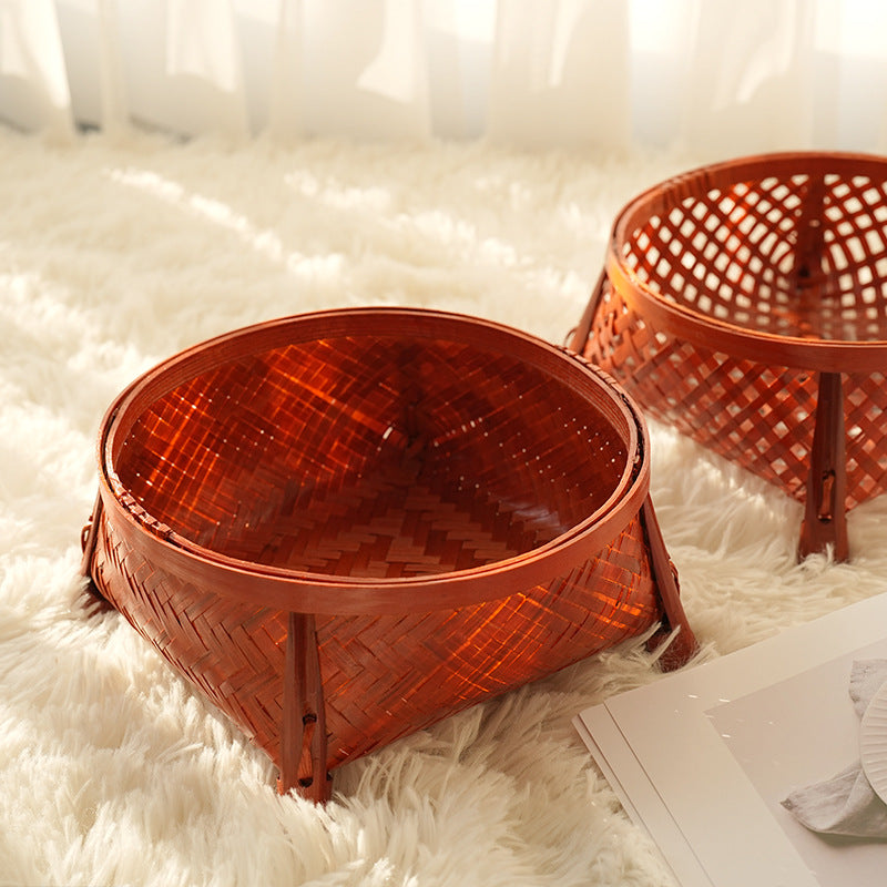 Ladies hand-woven presentation basket with stylish design Kalsten