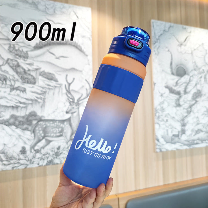 Ladies versatile drinking bottle with innovative flip lid Kalsten